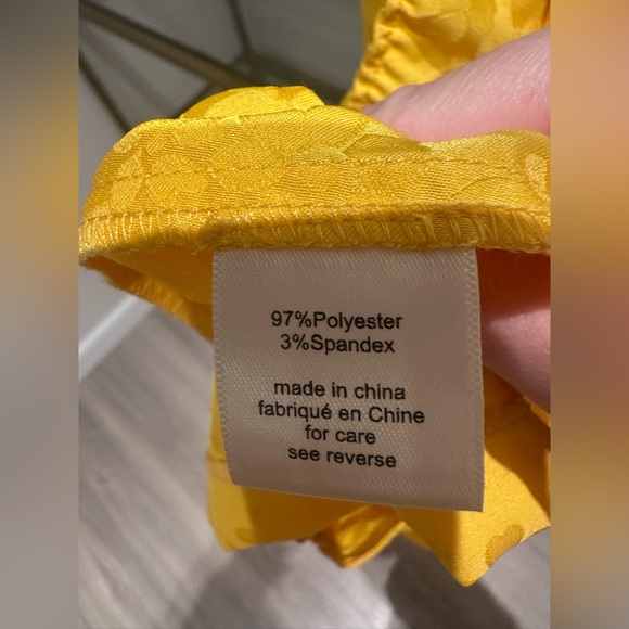 Ronny Kobo Marisa Halter Mini Dress in Lemon Size Medium - Picture 10 of 10